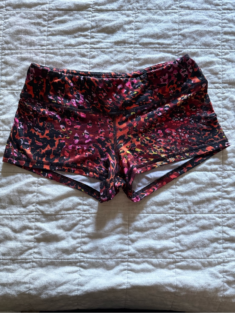 Women's Pink & Black Performance Shorts